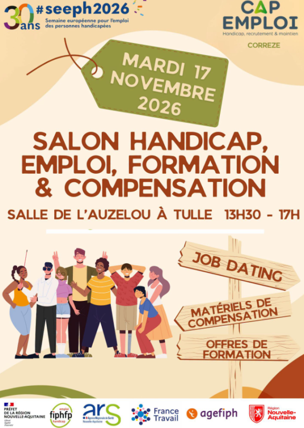 Salon Handicap, Emploi, Formation & Compensation