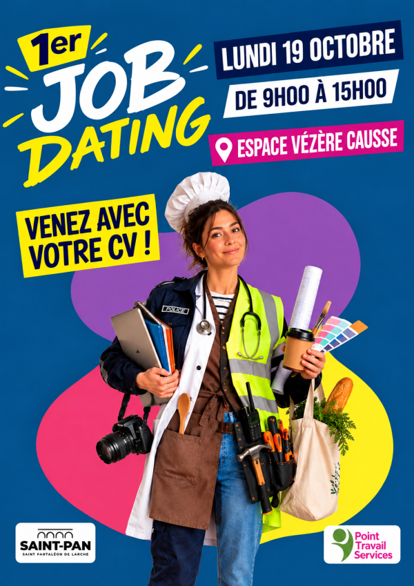 Job Dating à Saint Pantaléon de Larche